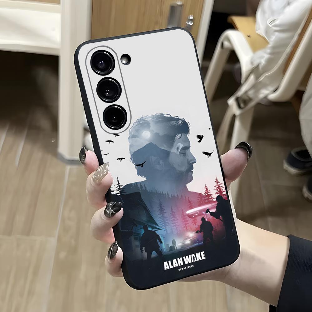 A-Alan W-Wake 2 Phone Case For Samsung S26 S25 S24 FE S23 S22 S21 Plus S20 Ultra Note20Ultra Black Soft Shell