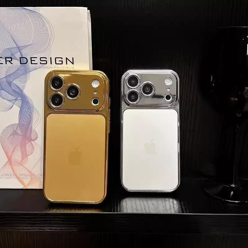 24K Gold Electroplated Anti-Fall Case for iPhone 17 Pro Max