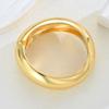 17KM Geometric Alloy Open Bangle Fashion Jewelry Women Elegant Shiny Daily Party Accessory Decorative Gift For Her Trendy Use