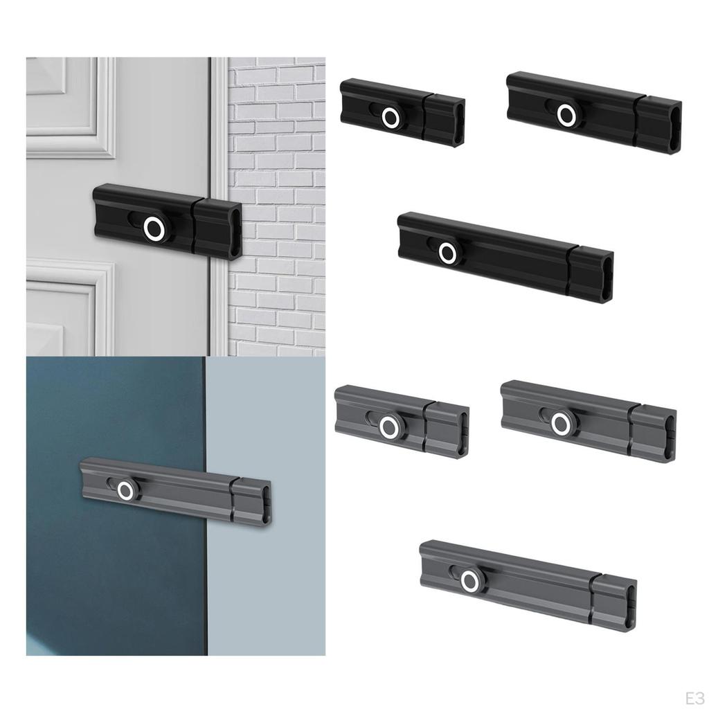 Slide Bolt Door Latch Aluminum Alloy Lock Hardware Reliable for Home Office