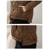 Short Winter Down Coat for Women Hooded Lightweight Puffer Jacket Fashion Casual Cotton Coat