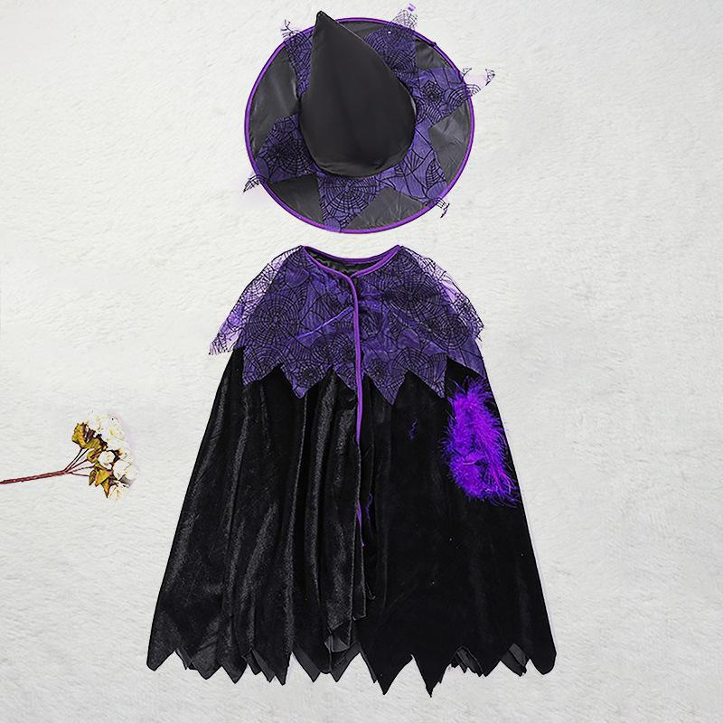 European and American Children's 2021 Halloween Witch and Anime Cosplay Costumes