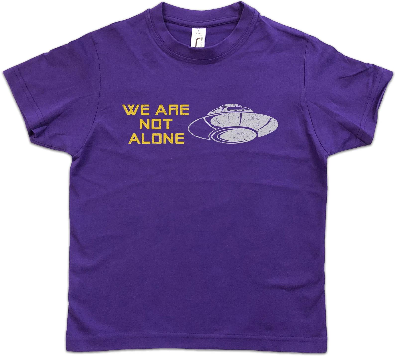 WE ARE NOT ALONE Kids Boys kids boys T-Shirt Fargo UFO Alien Symbol Flying Saucers 130