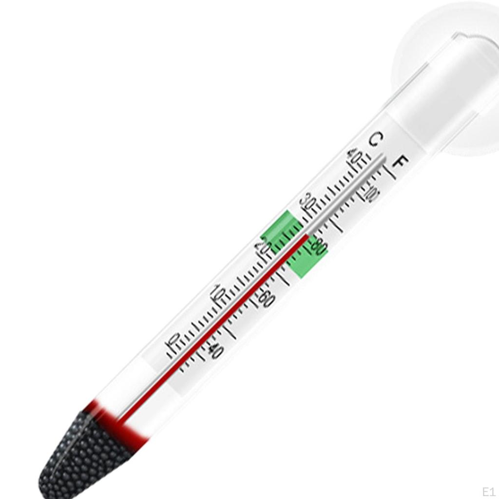 5 Pieces Floating Aquarium Thermometer with Suction Cup Accessories Fahrenheit and Celsius Scale