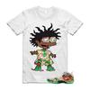 Foamposite Tianjin 2.0 White Light Poison Green Black Lava Glow Air One T Shirt Match CHUCKIE