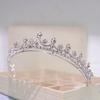 Zircon Crystal Bridal Crown Shiny Princess Tiara Diadem Rhinestone Headband  Girls