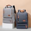 Casual Business Backpack For Men Light 15 Inch Laptop Bag 2024 Waterproof Oxford Cloth Lady Anti-theft Travel Backpack Gray