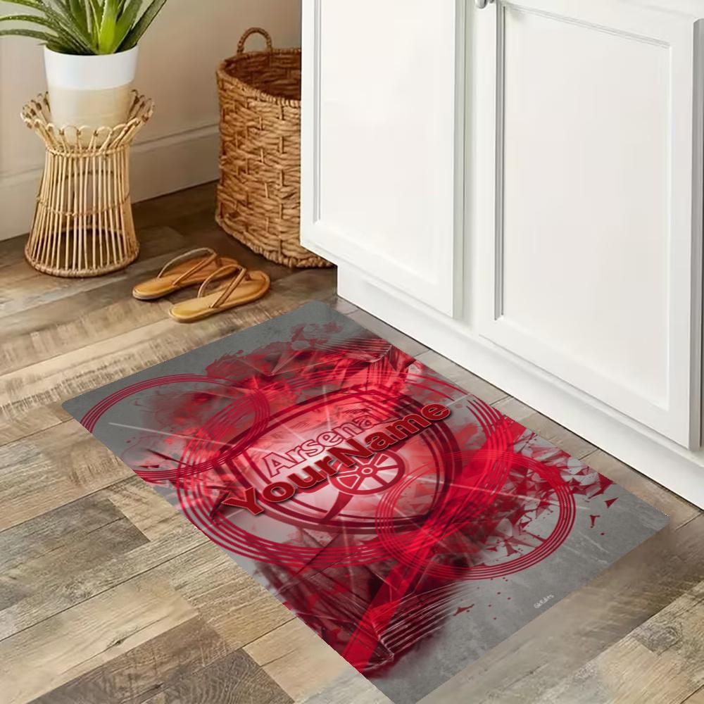 Arsenal Customize Your Name Kitchen Rug Runner Rug Laundry Mat Hallway Entryway The Best Gift Choice