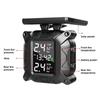 Motorcycle TPMS Solar Power Tire Pressure Monitor Real Time Tire Pressure Monitoring System Temperature Sensor Alarm System