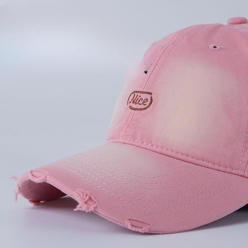 Korean Version of Simple Letter Embroidered Baseball Cap for Men and Women Spring and Summer Casual Versatile Sun Hat Couple Baseball Hat