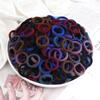 200PCS/Set Elastic Kids Basic Hair Bands Tie 3cm Dark Colors Headwear Don't Hurt Hair Headband Hair Accessories Holder