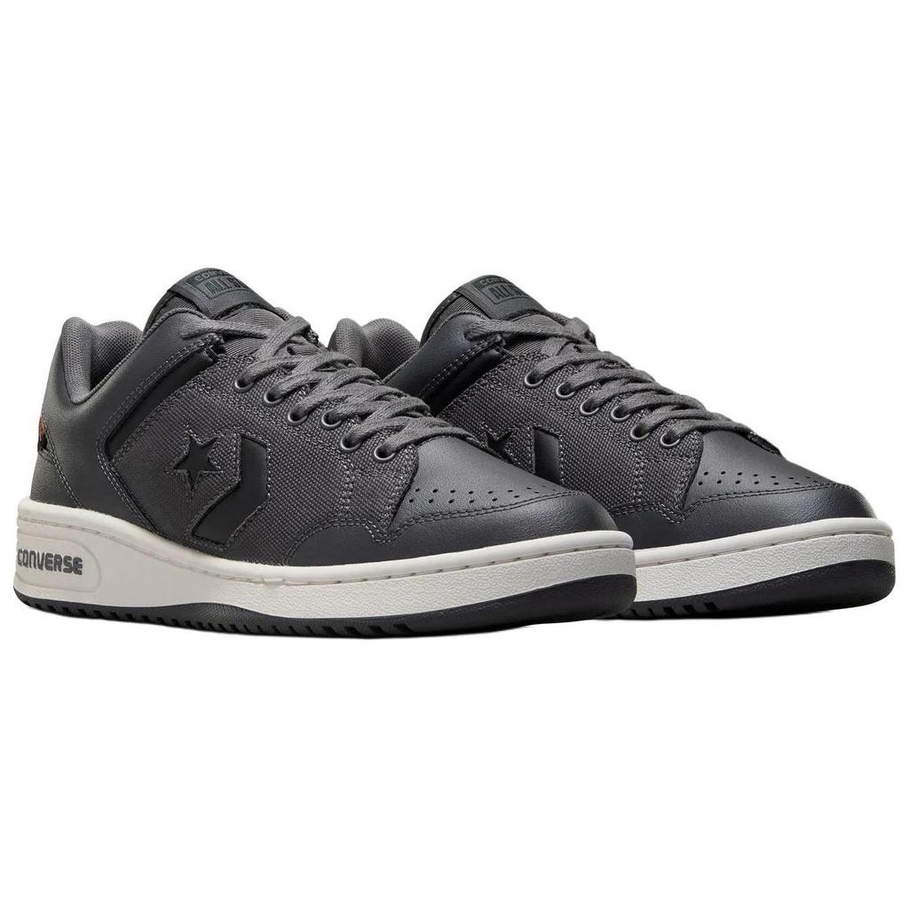 Converse Weapon Comfortable Versatile Non-Slip Durable Low-Top Skate Shoes Unisex Sneakers Gray A11100C