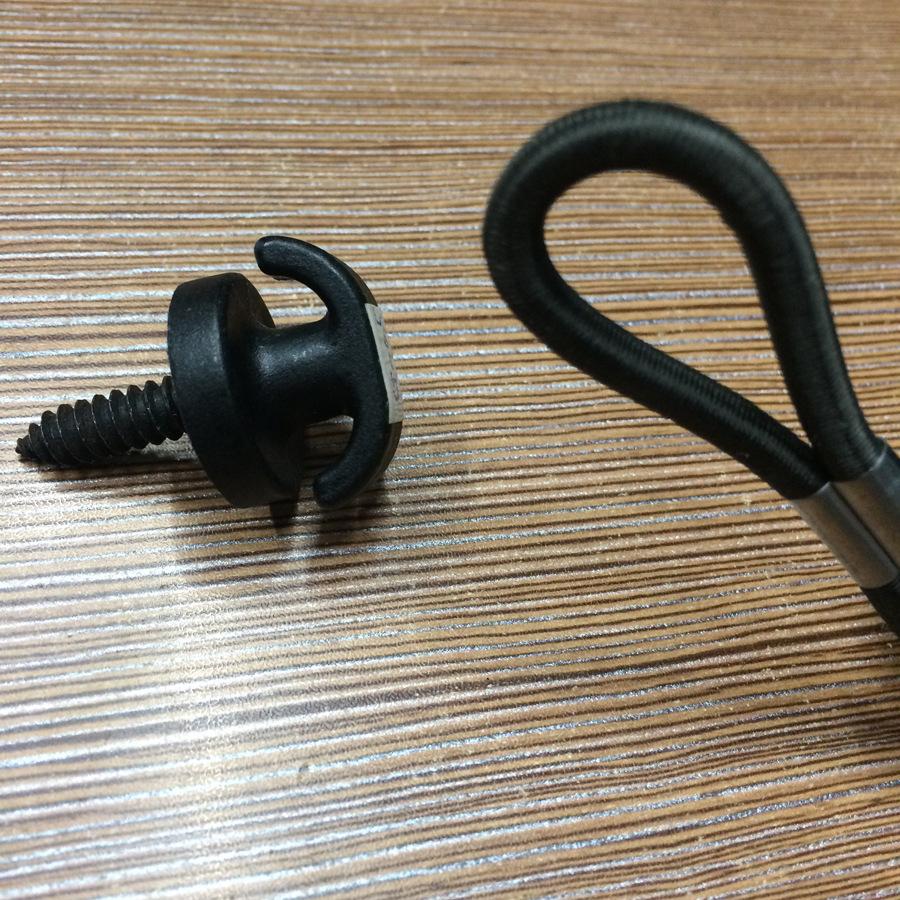 4 Pcs Universal Car Rear Trunk Envelope Cargo Net Tie Down Hook Ring Loop Hanging Car Trunk Hook Interior