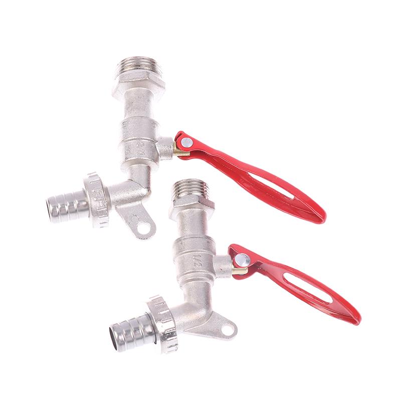 

1 шт. Садовий кран для шланга з замком, з єднувач для водяного бака, інструменти для заміни, 1/2 дюйма, 3/4 дюйма, кран із цинкового сплаву з різьбою, що замикається 1/2