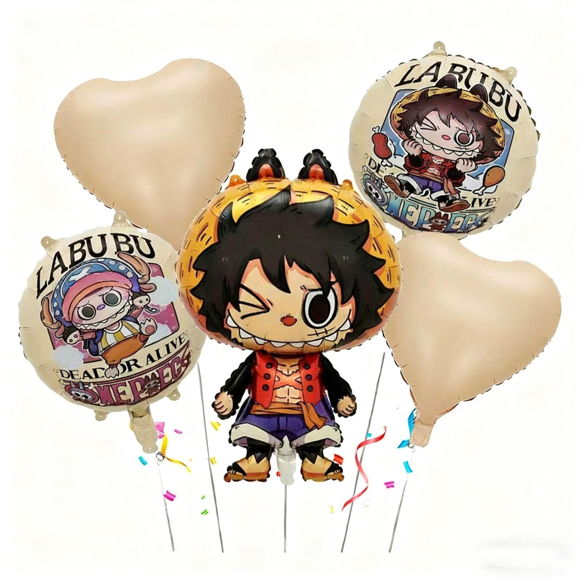 

Labubu Theme Party Balloon Set for Children s Birthday Party Decoration Balloon Set as the picture4