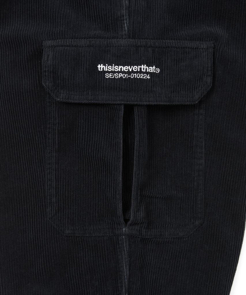 This Is Never That Corduroy Cargo Pant Black