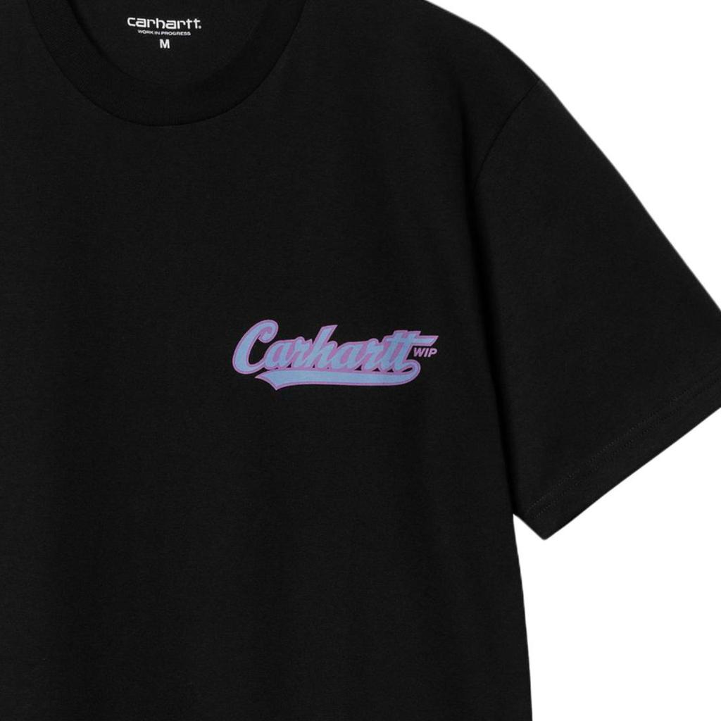 Carhartt WIP SS24 S/S Spill T-Shirt Back Logo Letter Number Print Crew Neck Short Sleeve T-Shirt Men T-Shirt I033950-89-XX