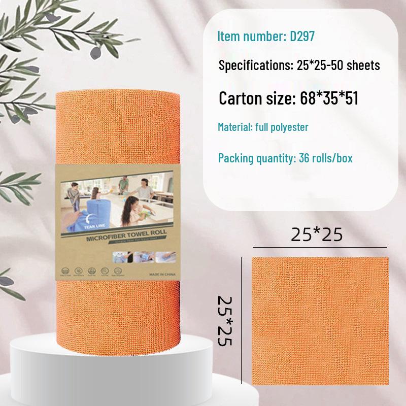 Bedruckte Abreißbare Mikrofaserküchenlappen - Verdickt & Saugfähig für die Haushaltsreinigung