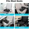 DITSONEO Memory Foam Seat Cushion for Office Chairs & Car Seat, Anti-Slip Ergonomic Chair Cushion for Pressure Relief, Back Support