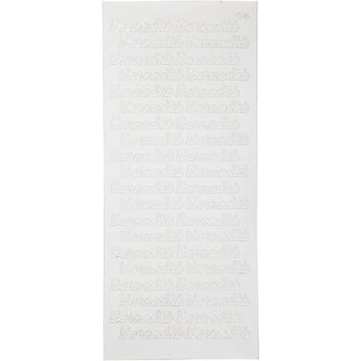 Creotime Stickers Barnedåb 10 X 23 Cm White