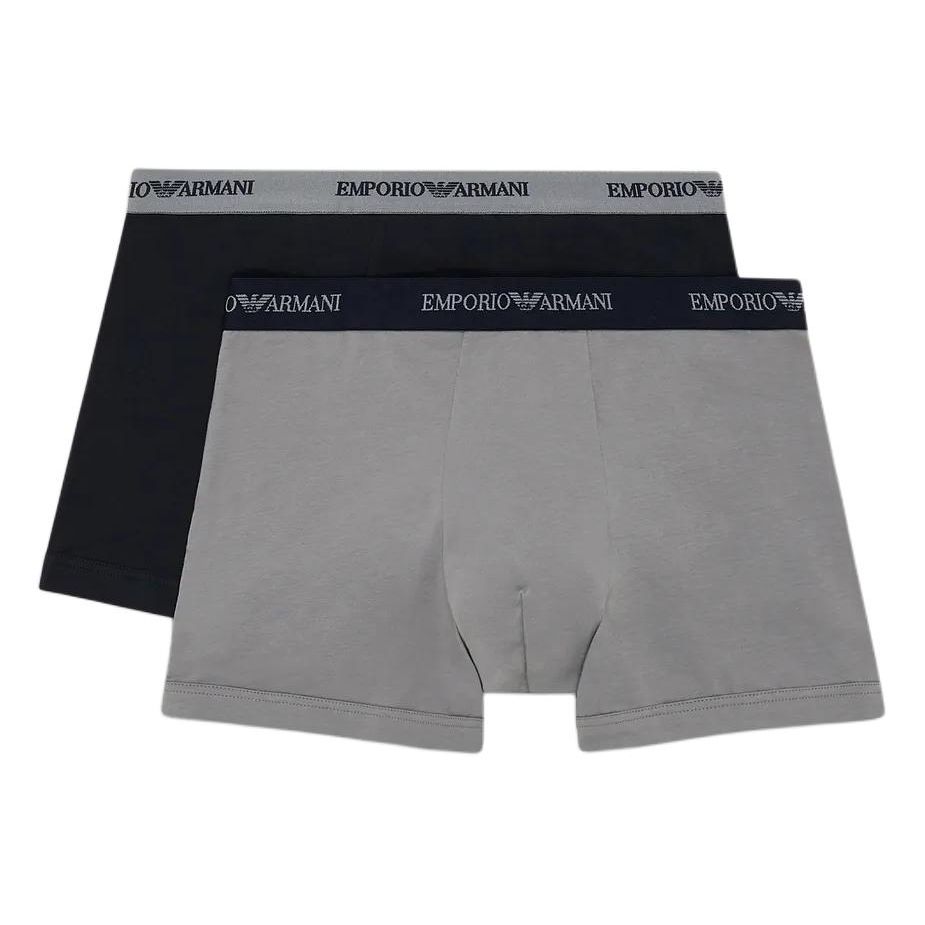 

Emporio Armani Боксеры с узором из букв на поясе, 2 шт., мужское нижнее белье 111268CC-71711-3742 S