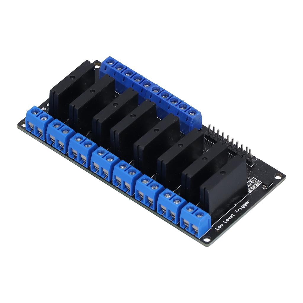 HYM281 8-Kanal-Halbleiterrelaismodul Low-Level-Treiberrelaismodul mit Sicherung