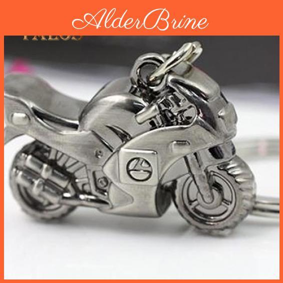 Keychain Motorcycle Metal Key Ring Cute Creative Gift Sports Keyring Gift Suspension Trinket