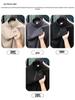 Men's Casual Winter Fleece Half-Zip Stand Collar Hoodie