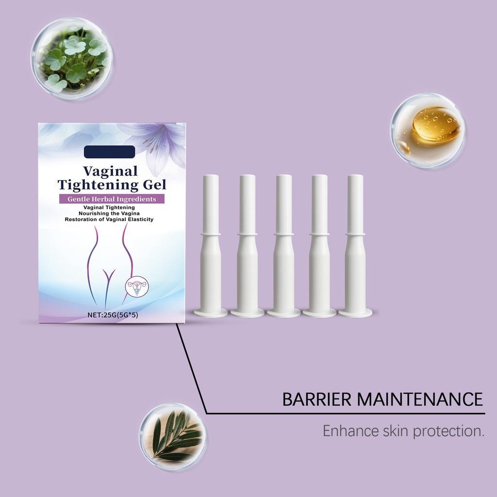 Women's Herbal Care Gel Gentle Nourishing Moisturizing Maintenance Women's Daily Body Care Gel 1 Box 5