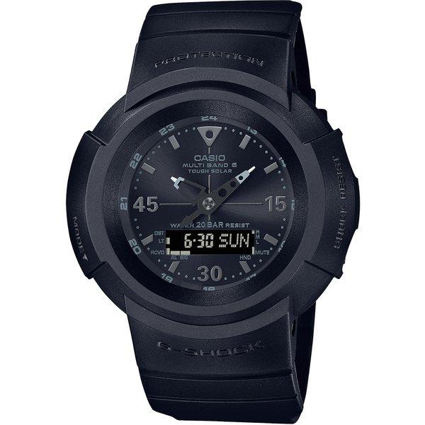 

CASIO G SHOCK AWG M520BB 1AJF [мужская резинка G SHOCK AW 500, репринт, радиоприемник с солнечной батареей, полностью черный]