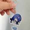 Naruto Cartoon Acrylic Keychain Hyūga Hinata Anime Action Figures Key Bag Decoration Model Christmas Gifts for Naruto Anime Fans
