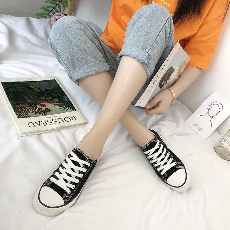 

Autumn new canvas shoes women s little white cloth shoes fashion student ulzzang board shoes trendy shoes 35 білий