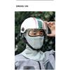 ROCKBROS Summer Cycling Face Mask Lightweight Breathable Cool Ice Silk Scarf With Glasses Holes Sunscreen Mask Cycling Headgear