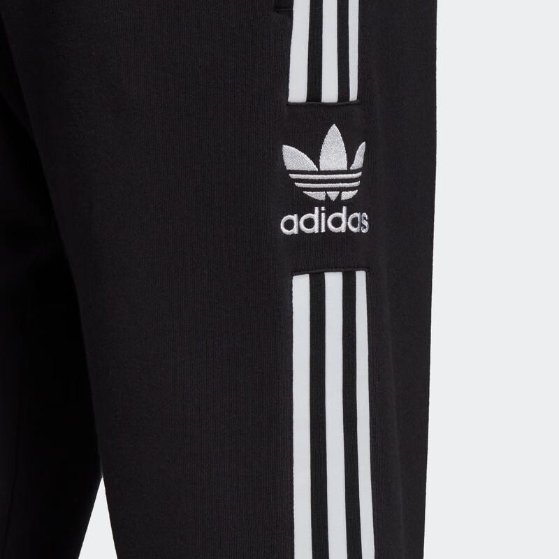Adidas Originals Trefoil Logo Vintage Sports Printed Cuffed Casual Pants Men Bottoms Black FK9998