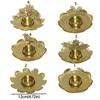 Unique Floral Candle Stand 3D Iron Candle Holder High-grade Gold Candle Holder  Living Room