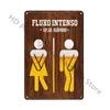 Toilet Wall Decoration Pub Vintage Metal Sign Home Funny Decor Toilet Tin Sign WC Lavatory Toilettes Wall Art Bathroom Restroom