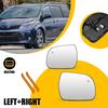 Door Mirror Glass Heated With Plate For Toyota Sienna 2011- Left/Right Side