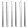 Lasnten 6 Pcs 12 Inch Stainless Steel Adaptor Bar Table Adapter Bar Long Divider Metal Food Divider for Restaurant Kitchen Food Service Accessories