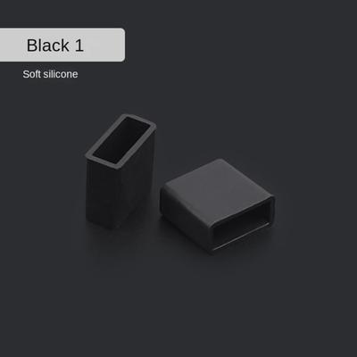 Silikon USB-Stecker Staubschutz Anti-Staub Lade-Verlängerungsstecker Kappe Abdeckung Einfarbige Datenübertragungskabel-Leitung