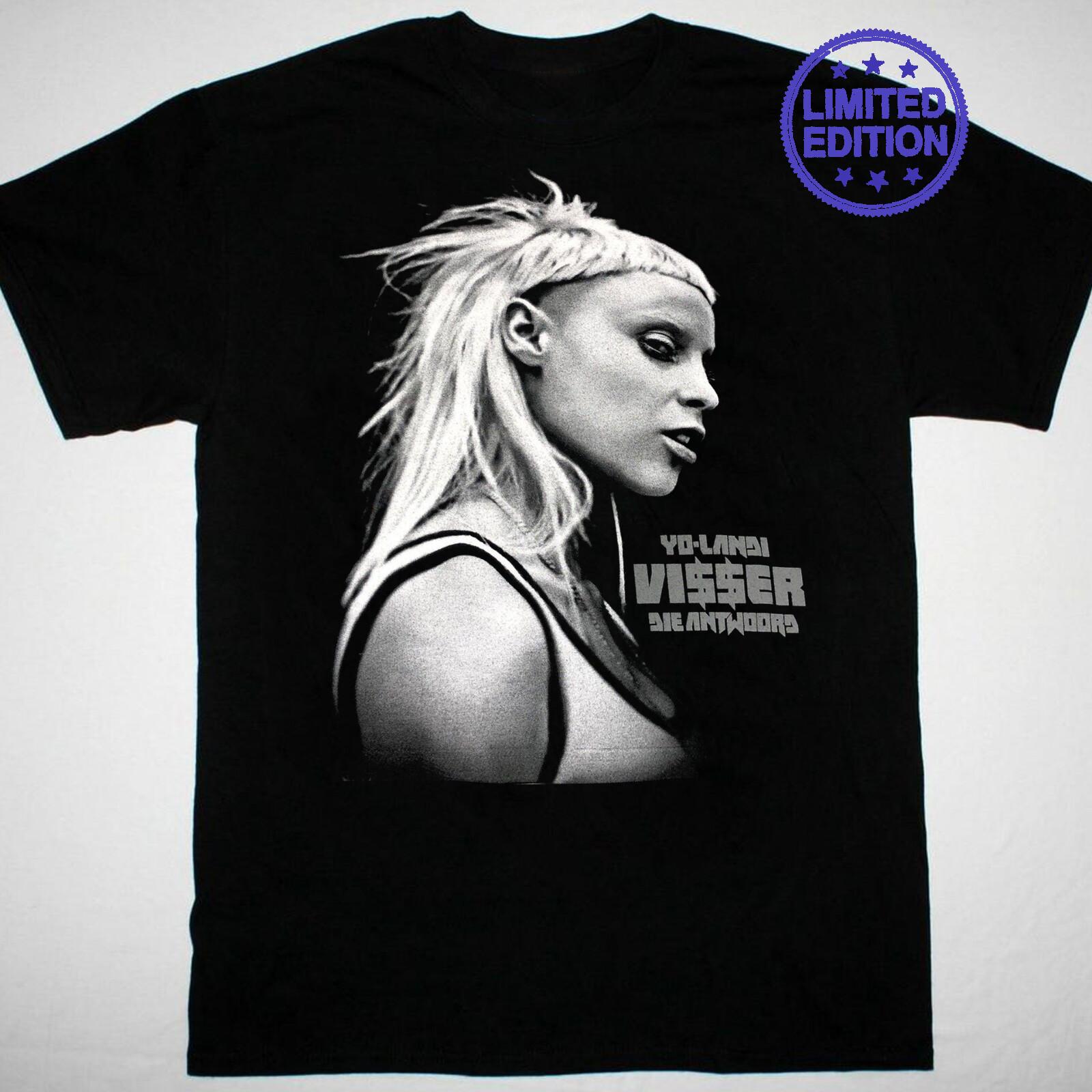 Yolandi Visser Die Antwoord T-shirt Black Cotton All Sizes M