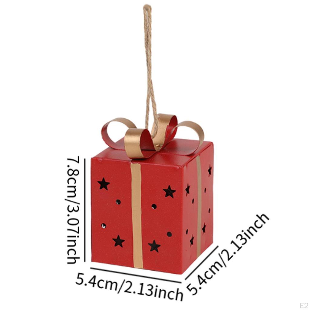 Podświetlane pudełko prezentowe jako ozdoba na choinkę