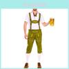 Oktoberfest Bierausschenkende Barkeeper Kostüm Set mit hochwertigen Materialien