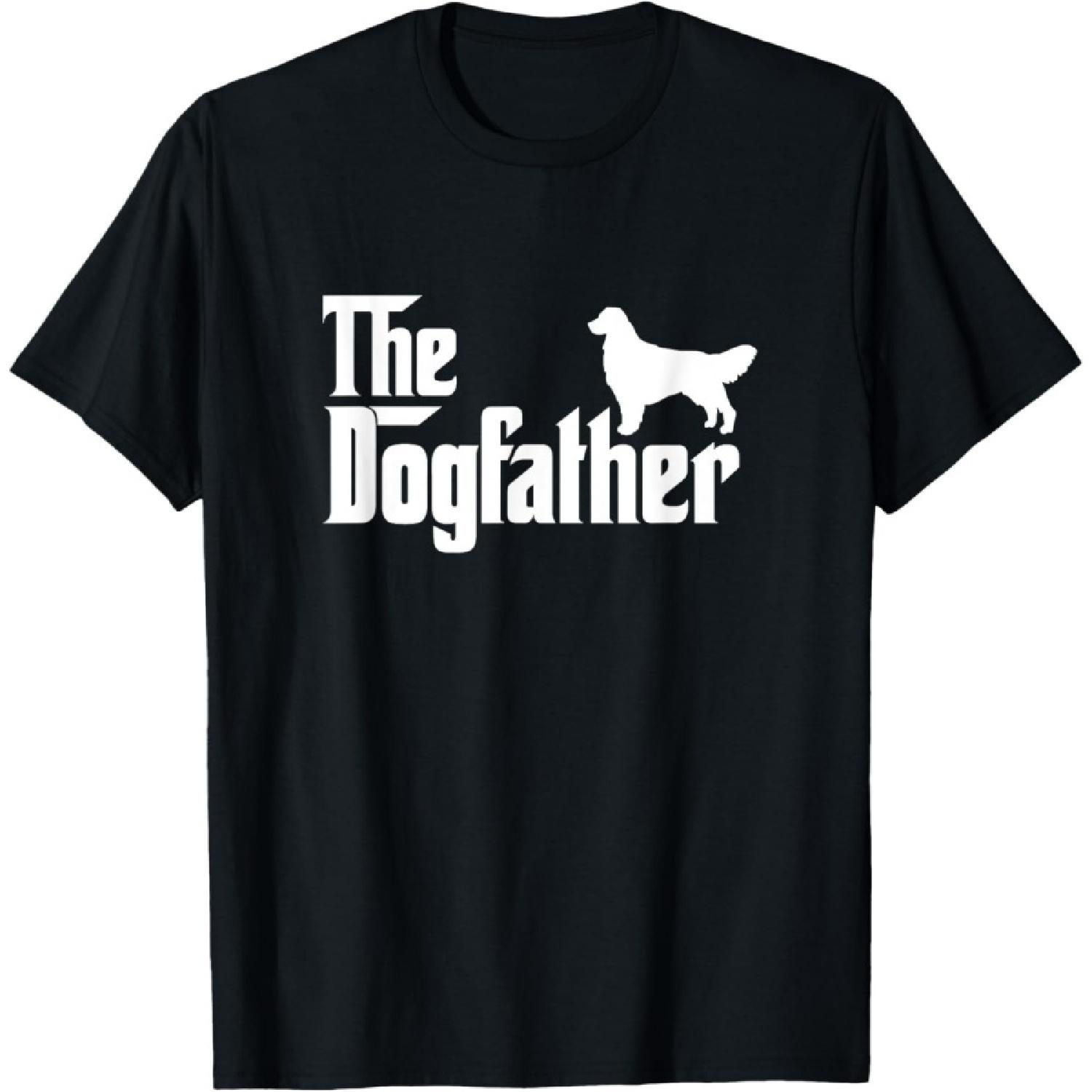 Labrador Golden Retriever - The DogFather Father s Day T-Shirt S