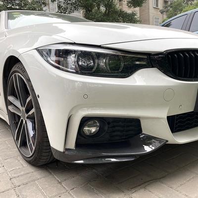 For BMW 4 Series F32 F33 F36 M-Tech 2014-2020 ABS Material Black Car M Sport Front Bumper Side Spoilers Constructed from Robust