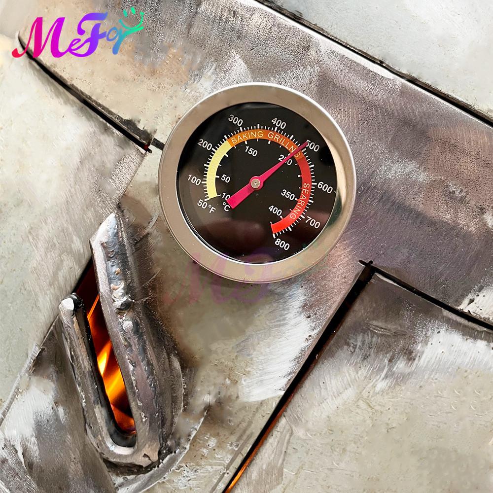 Termometro per Forno da Cucina 52mm 50-500 Gradi Celsius 400℃ Forno per Pizza Griglia da Esterno Barbecue Termografo per Carne Strumento per Cottura Alimenti 2