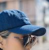 Healthknit Cap Cotton Twill Logo Embroidery Baseball Cap 4190 45 Denim Women's