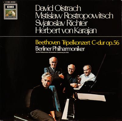 LP Record BERLINER PHILHARMONIKER DAVID OIST  Beethoven Tripelkonzert CDur Op.56 1C06502042 ELECTROLA 1970 Germany Classical Used