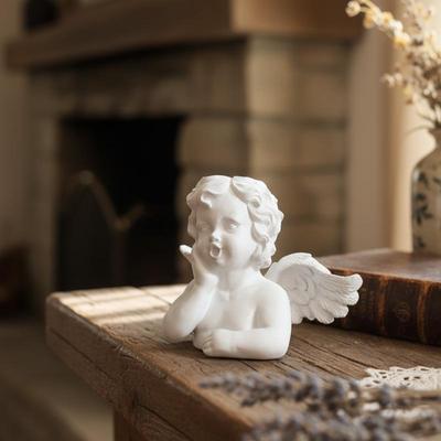 Nordisch Retro Harz Engel Figur Ornament - Modernes Hochzeitsgeschenk