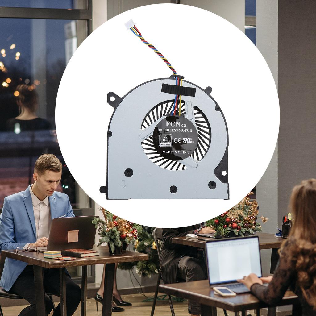 New CPU Fan for HP Elitebook 740 745 755 840 850 855 ZBook 14 G1 G2 730792-001 DC 5V 0.5A 4Pin Laptop Cooler Fan