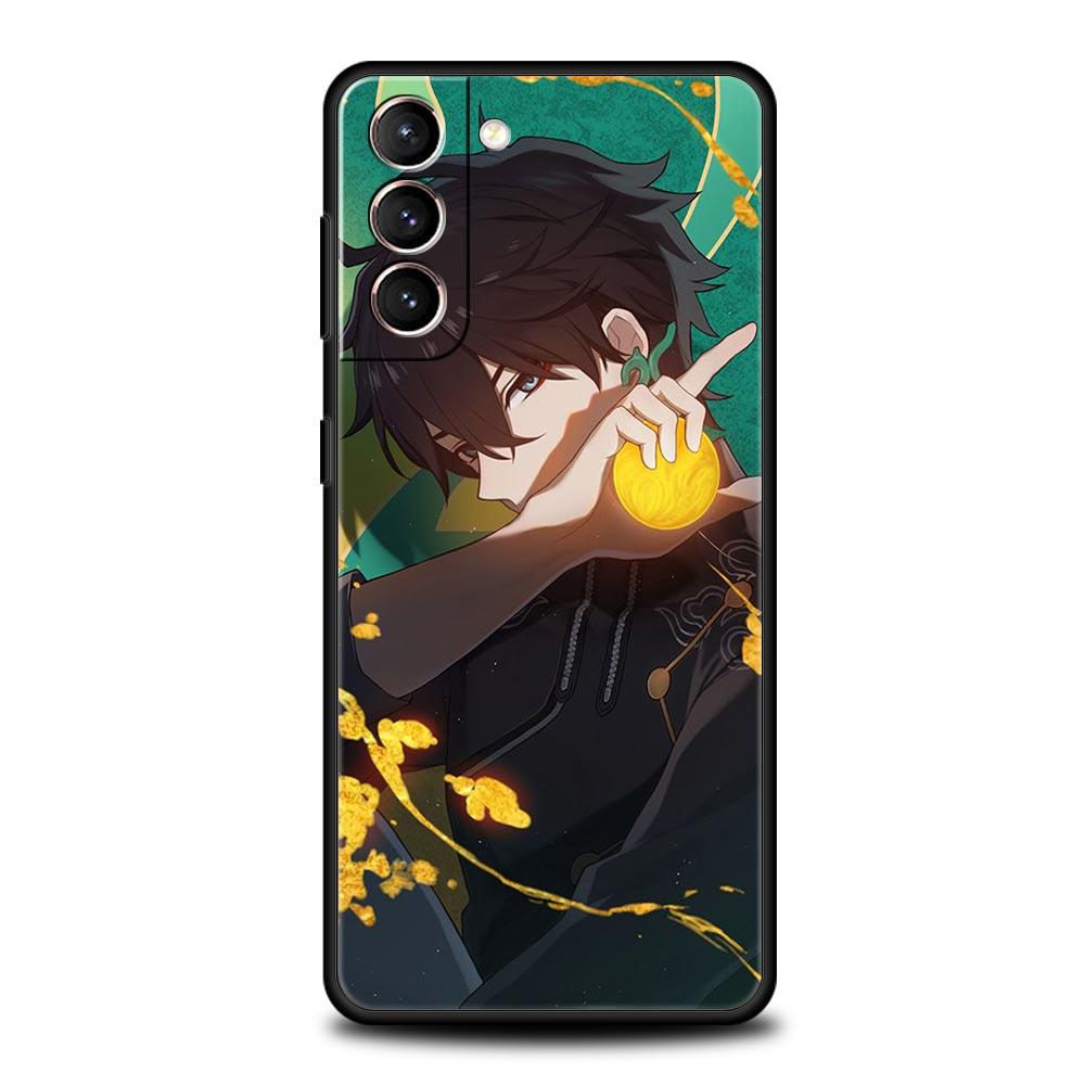 Carcasă de telefon Honkai Star Rail moale pentru Samsung Galaxy S24 S23 S22 S20 Ultra S21 FE 5G S10 S9 Plus S10E S8 20 silicon TPU capac